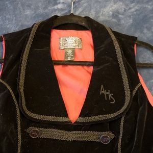 Black velveteen dress